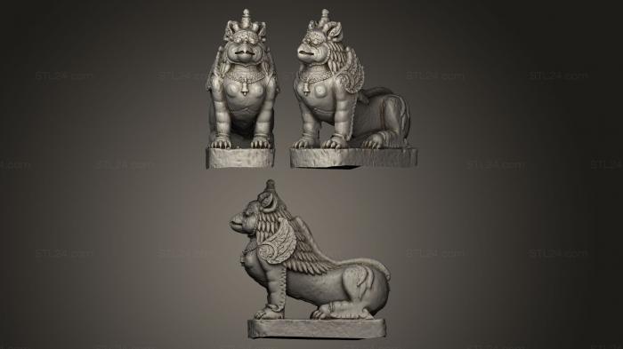 Figurines of griffins and dragons (Griffin, STKG_0017) 3D models for cnc